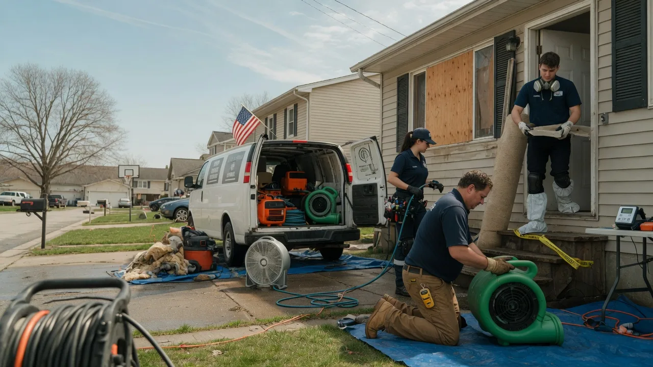 Water Damage Restoration in Savanna, IL near me